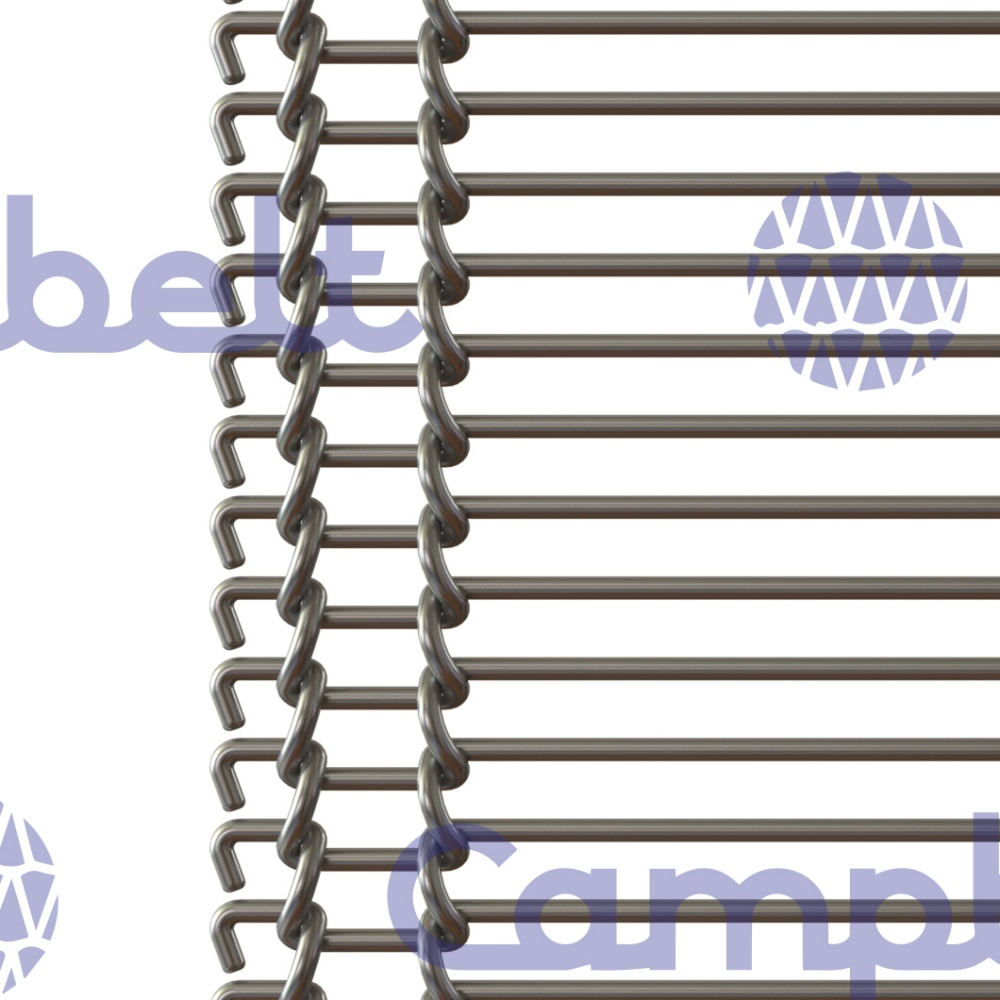 Banda metálica de alambres engarzados con orilla doble (TDA)