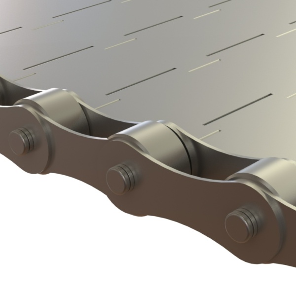 Campbelt | Tapis métallique a plaques avec chaîne latérale (CT-LP)